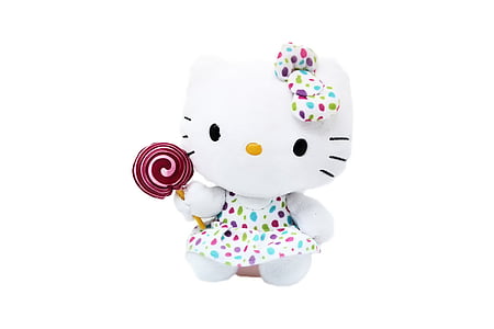 hello kitty, stuffed animal, sweet, cute, soft toy, toys thumbnail