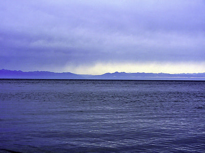 Seascape over the Blue Waters of lake Baikal, Russia thumbnail