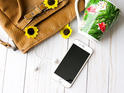 wood, red, cup, flowers thumbnail