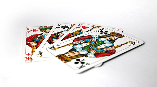 four Kings playing cards thumbnail