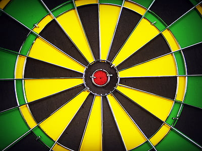 yellow, black, and green dartboard thumbnail