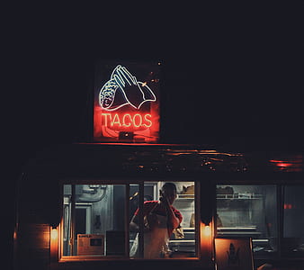 brown Taco mobile with man inside thumbnail