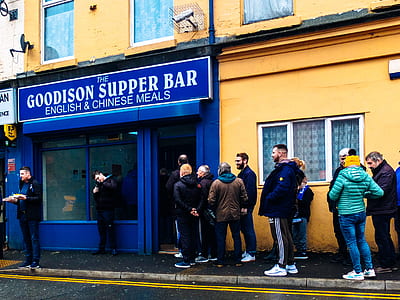 people falling in line for Goodison Supper Bar shop thumbnail