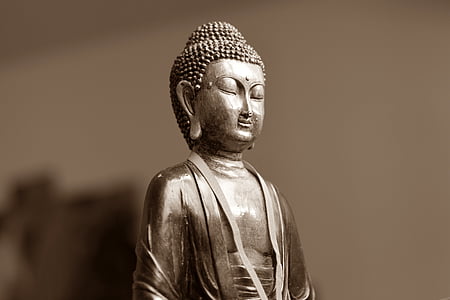 gray buddha figurine thumbnail