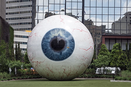 giant eyeball at city thumbnail