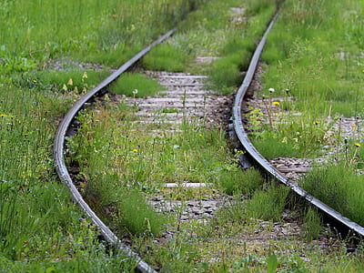 green grass with train trail thumbnail