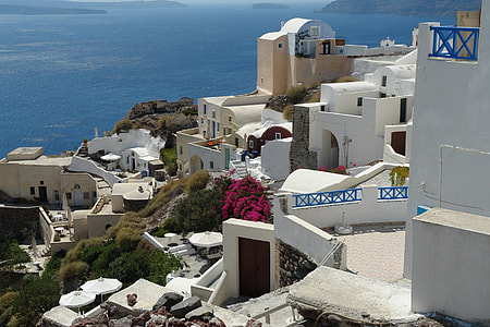 landscape photography of Blue Dome, Greece thumbnail