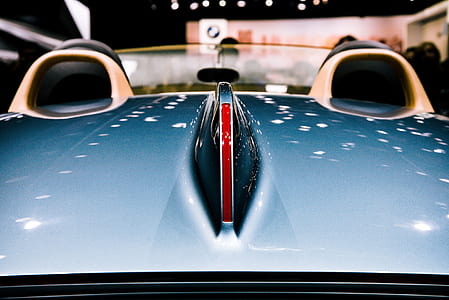 low and white convertible car display thumbnail