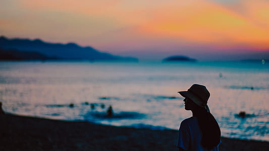 Photography of A Person During Dawn thumbnail