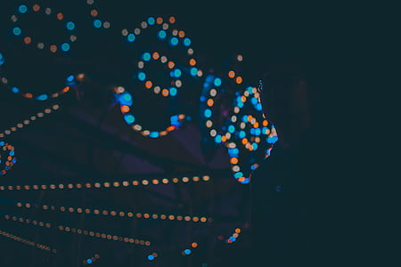 night, light, merry go round, carnival thumbnail