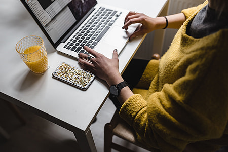 Businesswoman Working at Her Laptop thumbnail