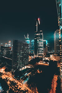 photography of city during nigh time thumbnail