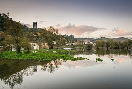 village near the body of water thumbnail