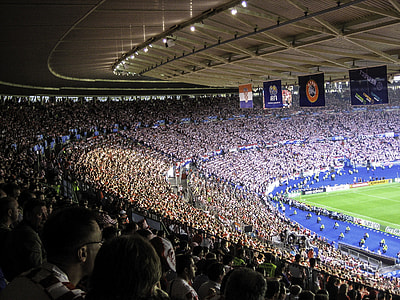 Ernst-Happel-Stadion in the Prater in Vienna, Austria thumbnail