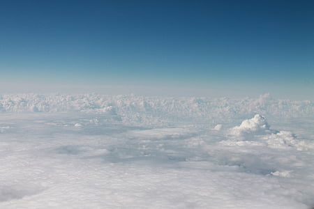 white clouds and blue sky thumbnail