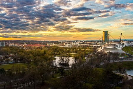 aerial photography of city buildings under blue cloudy sky at daytime thumbnail