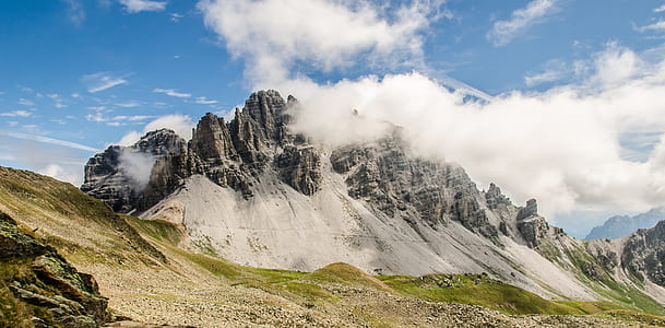 landscape photo of black mountain thumbnail