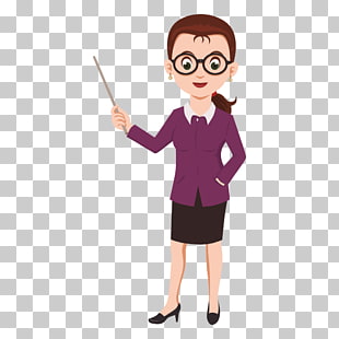 teacher cartoon of female