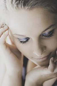 Macro Photography of Woman's Face thumbnail