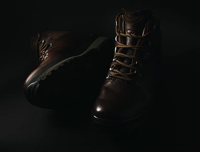 pair of brown basketball shoes thumbnail