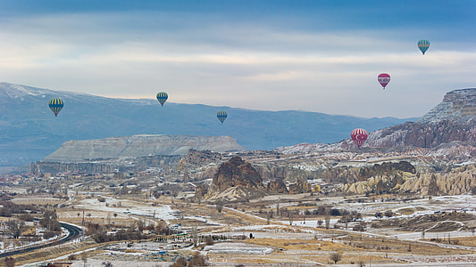 bird's eye view of flying water balloons thumbnail