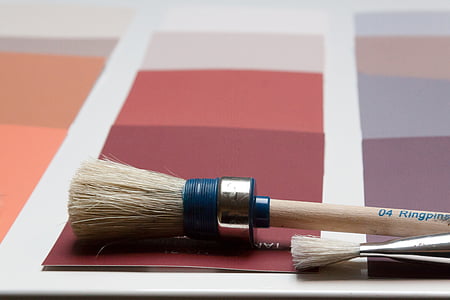 brown paint brushes thumbnail