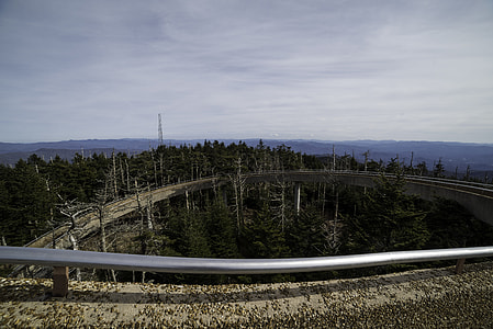 The Winding Trail to the top of the tower at Great Smoky Mountains National Park, Tennessee thumbnail