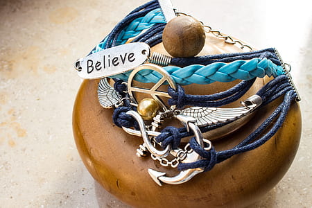 blue and gray bracelet thumbnail
