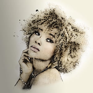 woman portrait painting thumbnail