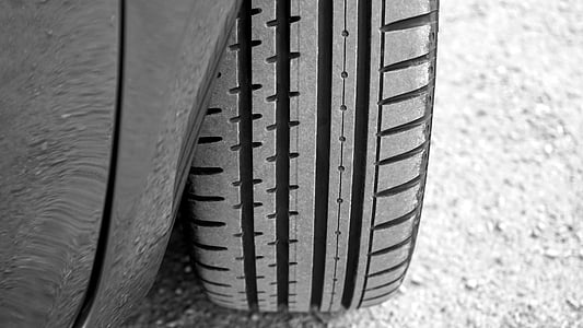 vehicle tire on gray surface thumbnail