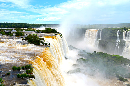 long exposure photography of waterfalls thumbnail