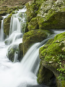 time-lapse photography of waterfalls thumbnail