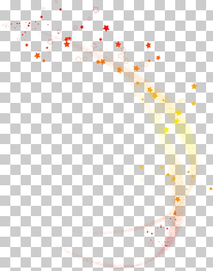Light White Star, Gradient magic star dynamic light effect , orange and red star PNG clipart