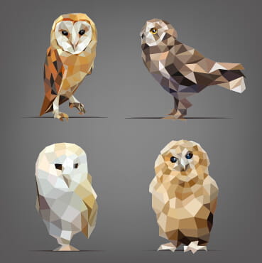 Geometric Shapes Wild Animals Vector Graphics 03 Eps File Free Geometric Shapes Wild Animals Vector