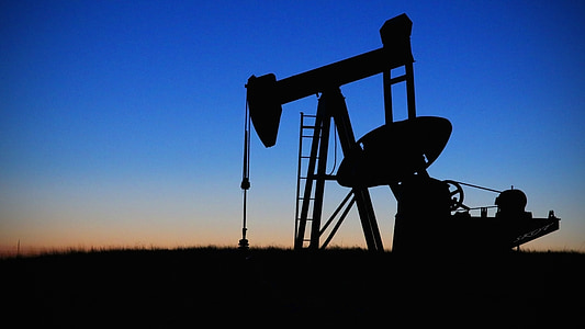 sihouette of industrial oil pump thumbnail