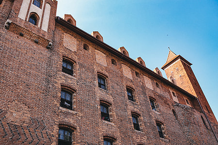 Old brick castle with glass roof thumbnail