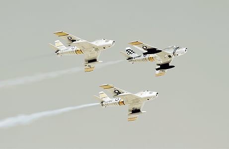 three white and yellow planes thumbnail