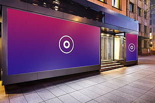 Outdoor Advertising Mockup psd file