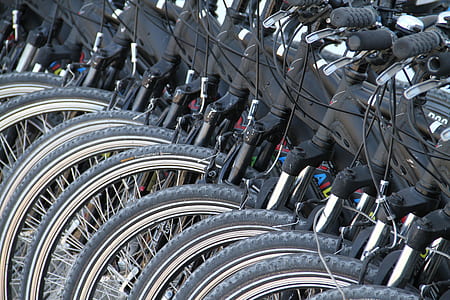 black hardtail mountain bike lot thumbnail