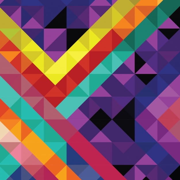 Multicolor geometric background eps file