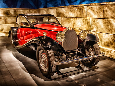 Red Classic Car on Display thumbnail