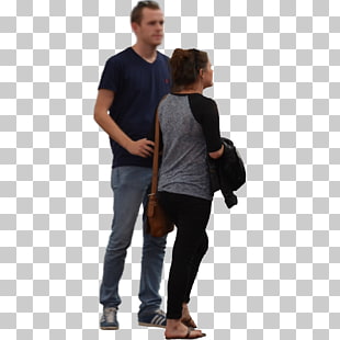 Adobe Photoshop Elements Rendering, s Free People Icon, man standing beside woman PNG clipart