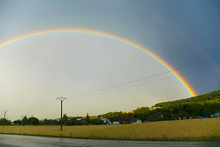 rainbow during daytime thumbnail