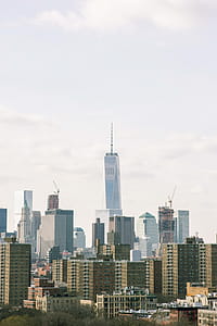 One World Trade Center, Lower Manhattan New York City, surrounded by other skyscrapers thumbnail