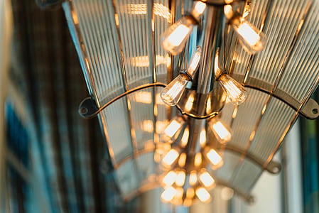 selective focus photo of turned on LED bulbs thumbnail
