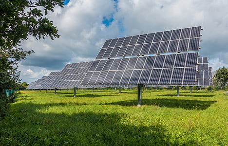 black and white solar panel during daytime thumbnail
