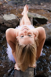 portrait photography of brown haired woman thumbnail