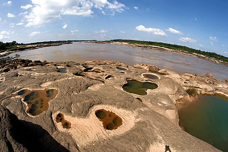 landscape, sky, water, clouds thumbnail