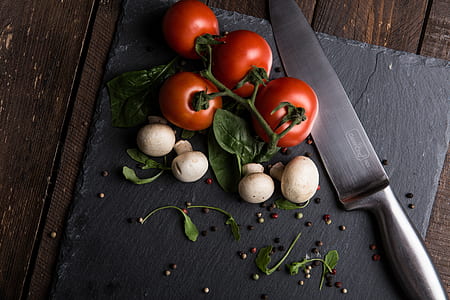 tomatoes, spices, knife, ingredients thumbnail