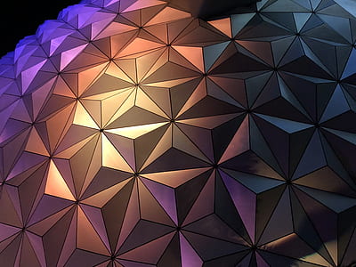 pink, gray, and purple digital wallpaper thumbnail